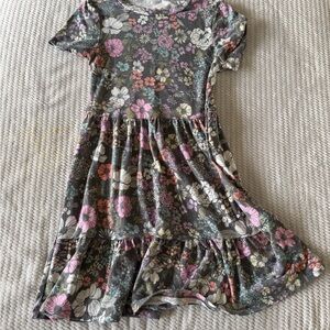 Lily Rose Multicolor Floral Midi Dress